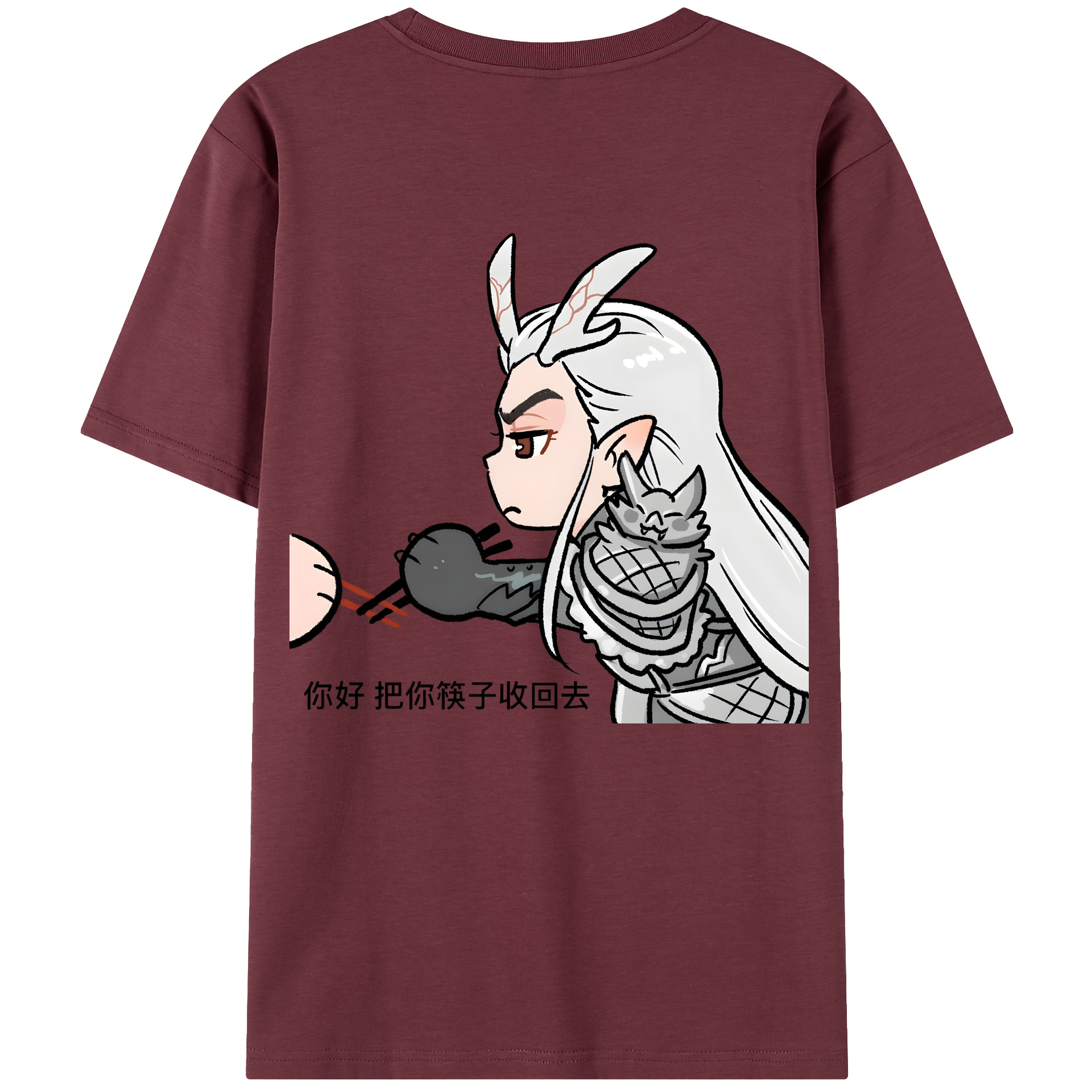 Ne Zha 2 ナタ 魔童の大暴れ 綿100％半袖Tシャツ（背面プリント）